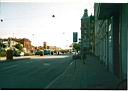 11Straat.jpg: Fleur 's ochtends (rare) op weg naar het station in Malmo