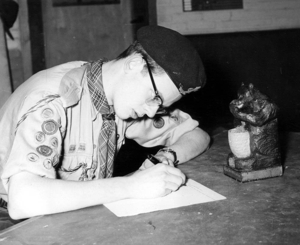 Fred Kelpin als verkenner