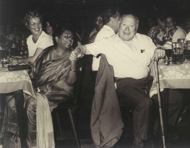Mario Montessori with Lena Wikramaratne