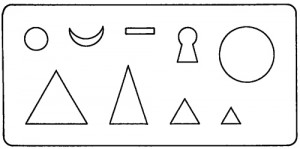taalsymbolen sjablonen